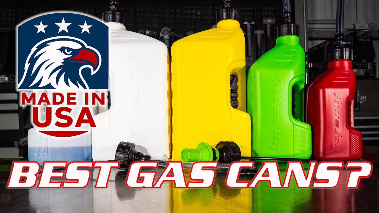 Best Gas Can? Made in the USA Tuff Jug Gas Cans -- or Fluid Containers.