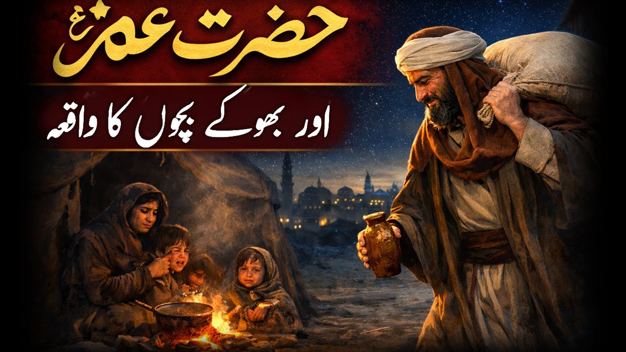 Hazrat Umar Farooq  aur Bhooke Bachon Ka Waqia | Rula Dene Wala Sach | Islamic Story