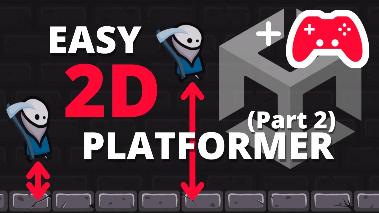 Как создать 2D-платформер с ПЕРЕМЕННОЙ высотой прыжка | Простой урок Unity — часть 2 из 2