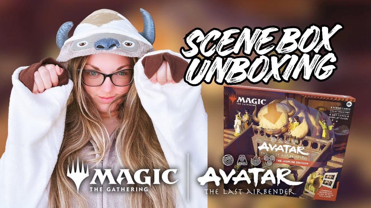 Аватар: Последний маг воздуха x MTG | Распаковка коробки Scene | Чаепитие у Жасминового Дракона #...