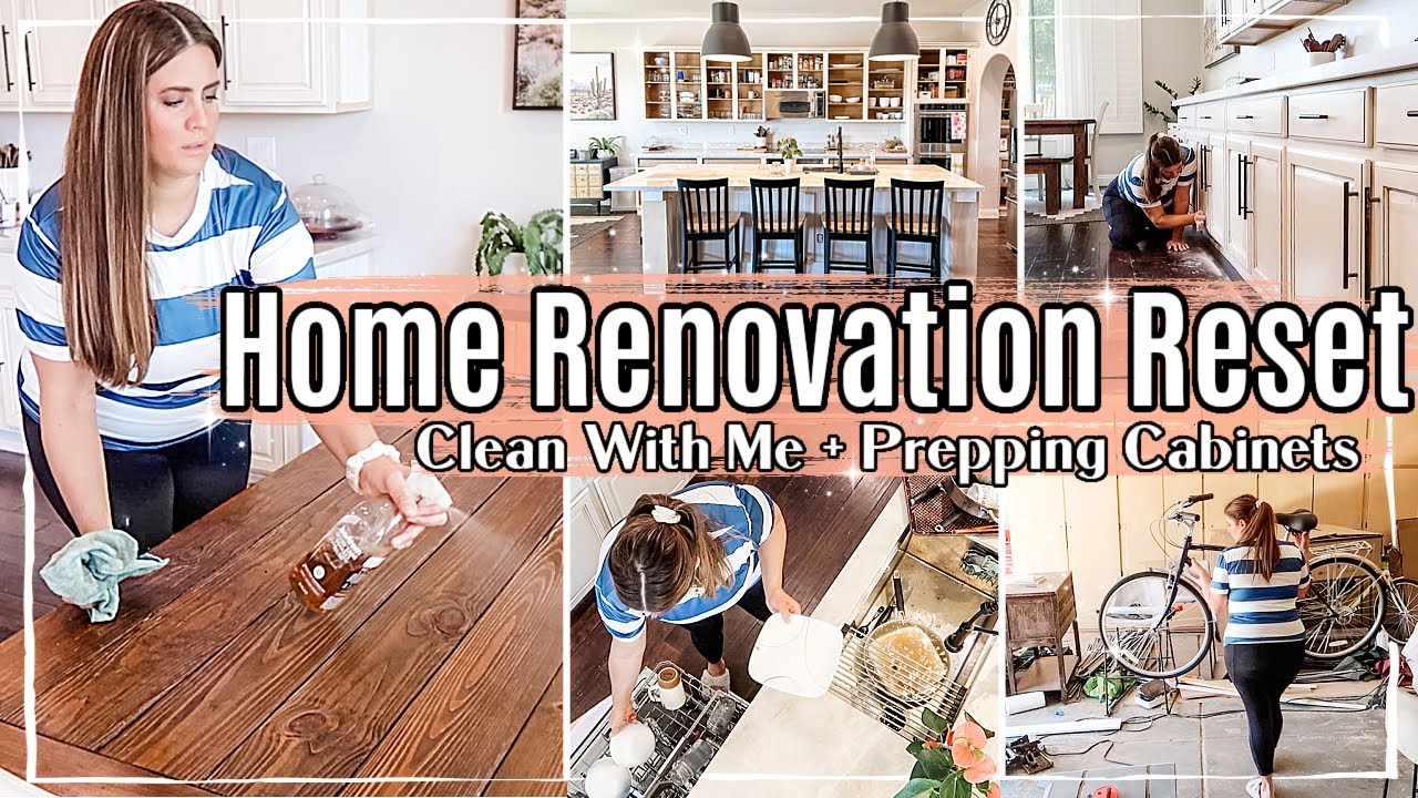 2023 CLEAN WITH ME AFTER KITCHEN RENOVATIONS, PREPPING TO PAINT CABINETS + GARAGE CLEAN OUT