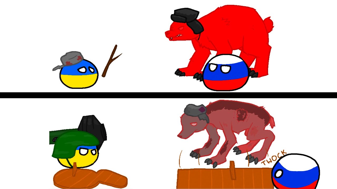 У России проблемы... (Countryballs)
