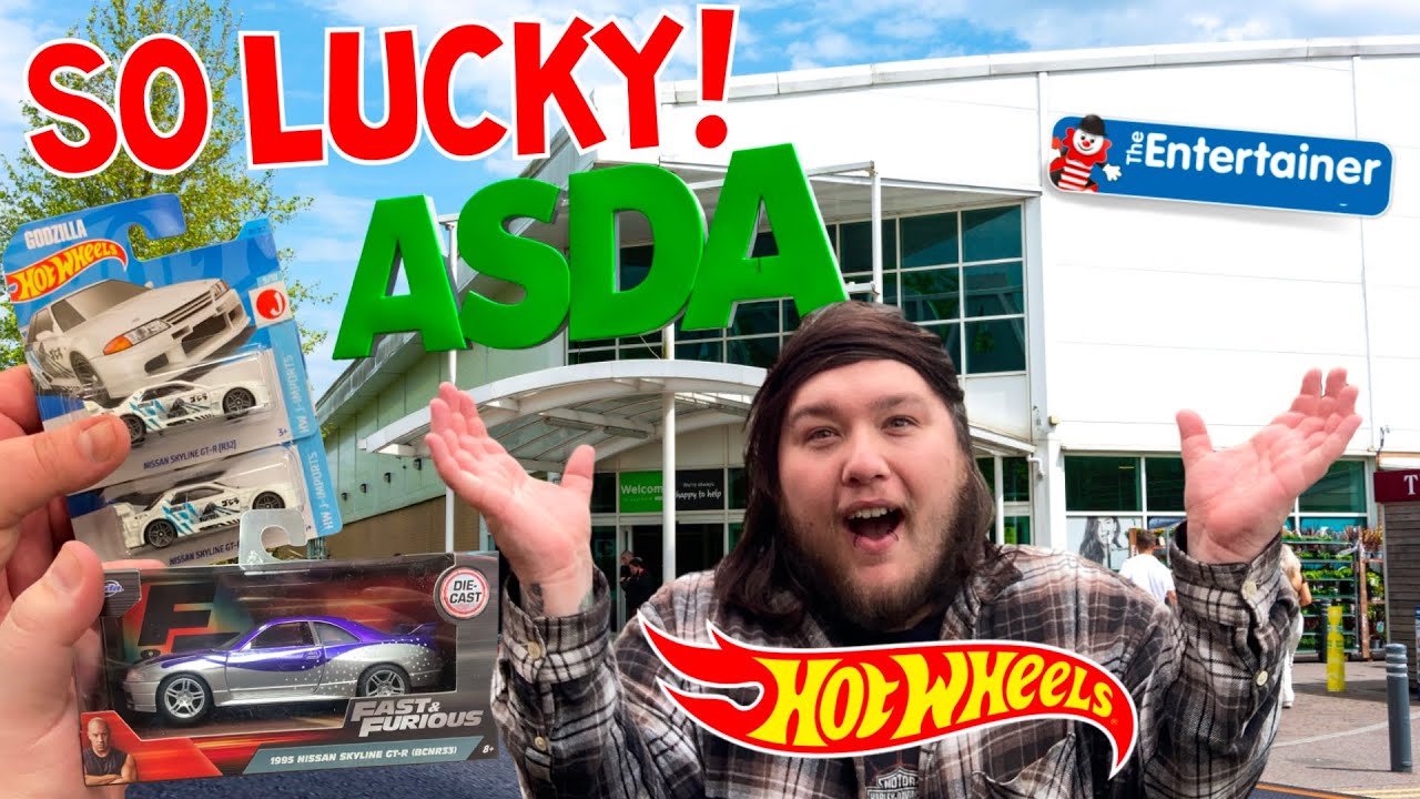 HUNTING FOR RARE HOT WHEELS IN THE UK JADA AND GODZILLAS - SUPER TREASURE HUNT FUND