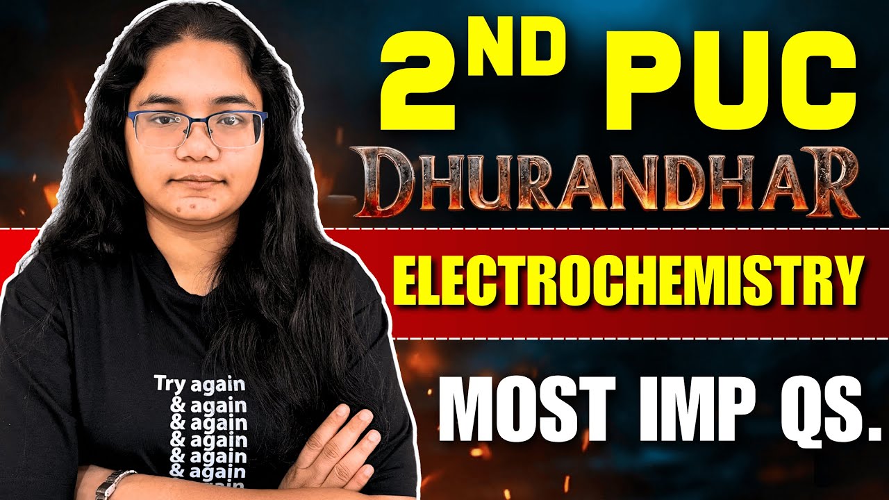2nd PUC Chemistry Electrochemistry Most Important Questions | PU 2 Board Important Questions