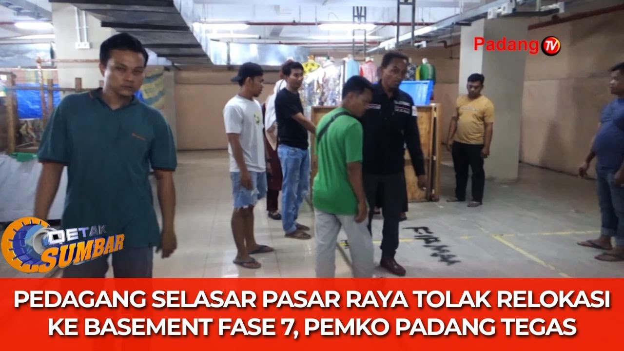 Kericuhan Relokasi Pedagang Pasar Raya Padang Pedagang Layangkan Keberatan