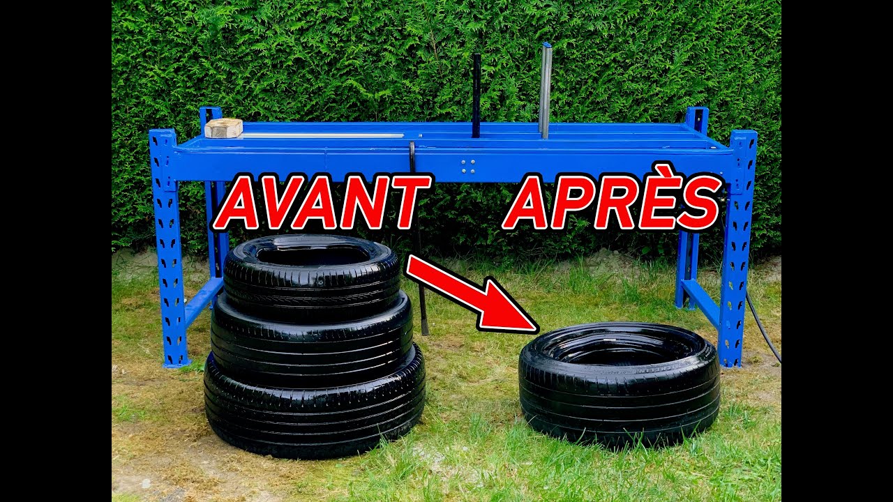 DEUX PNEUS DANS UN ! (machine à tripler) ⚙️♻️