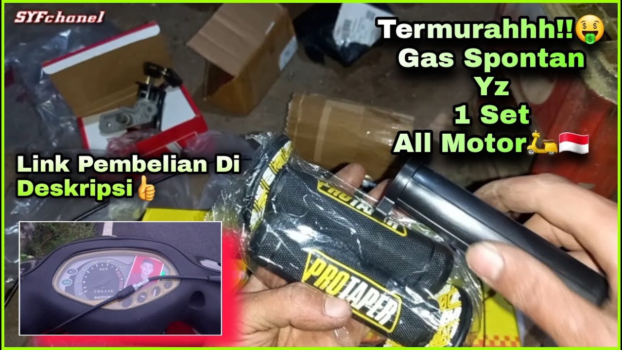 Gas Spontan Yz 1 Set Lengkap Untuk Semua Motor🛵🇮🇩 || Link Ada Di Deskripsi
