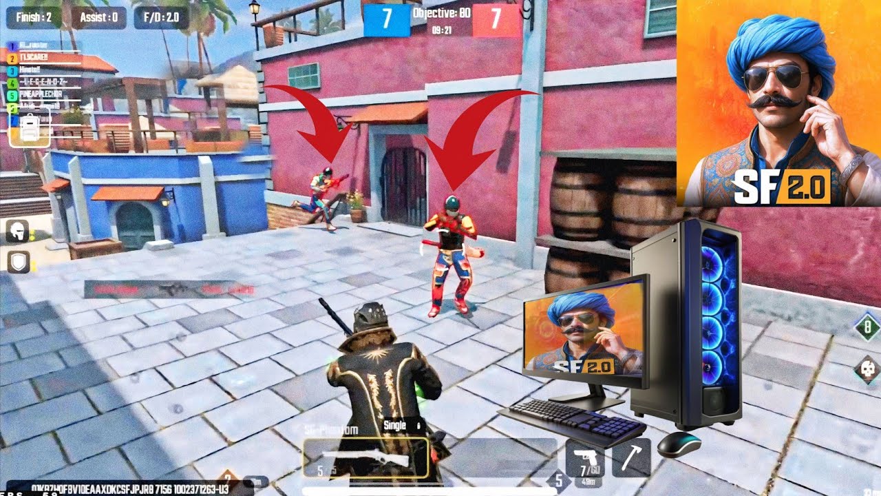 SCARFALL 2.0 Goa Map Gameplay in PC😱🥶 |MG LEGEND|