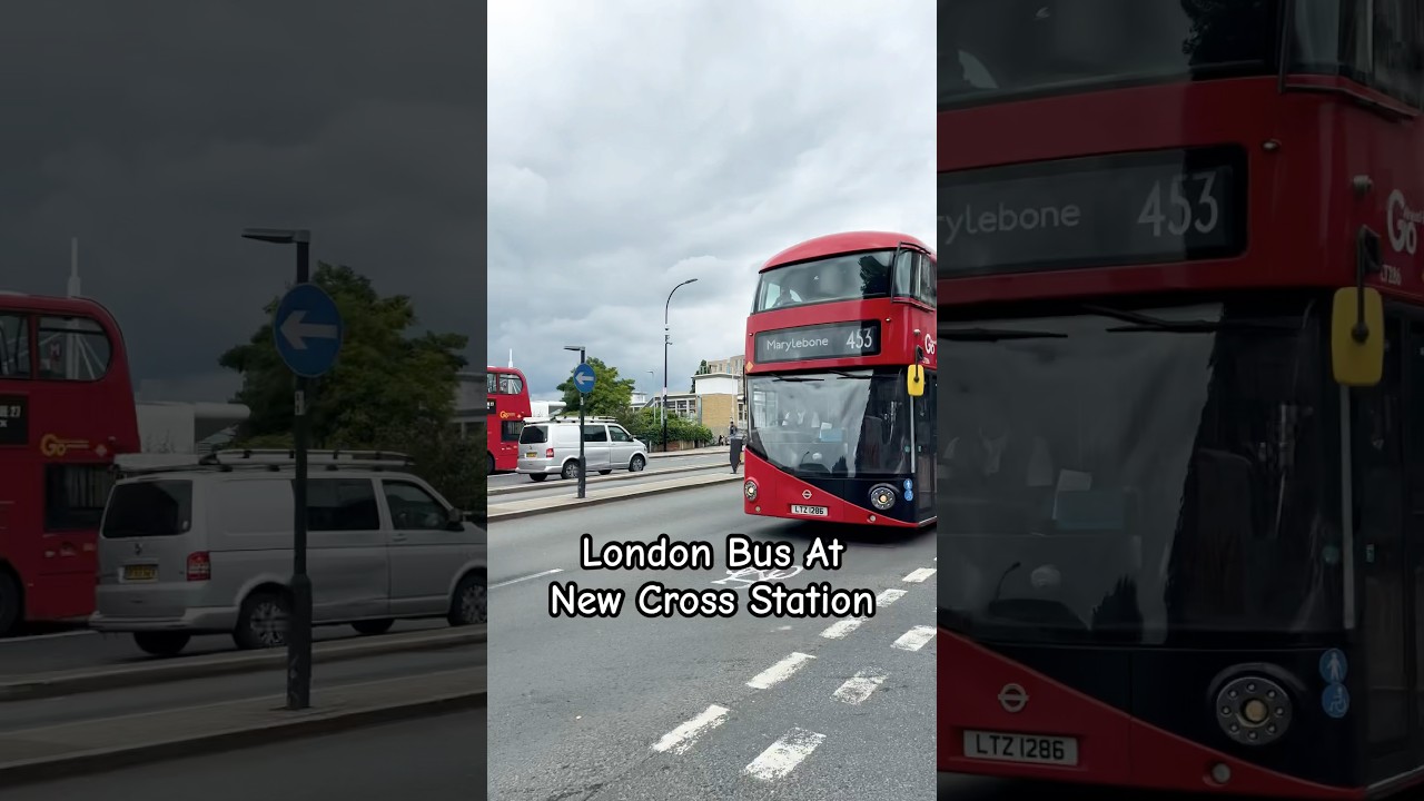 London Bus At New Cross Station 