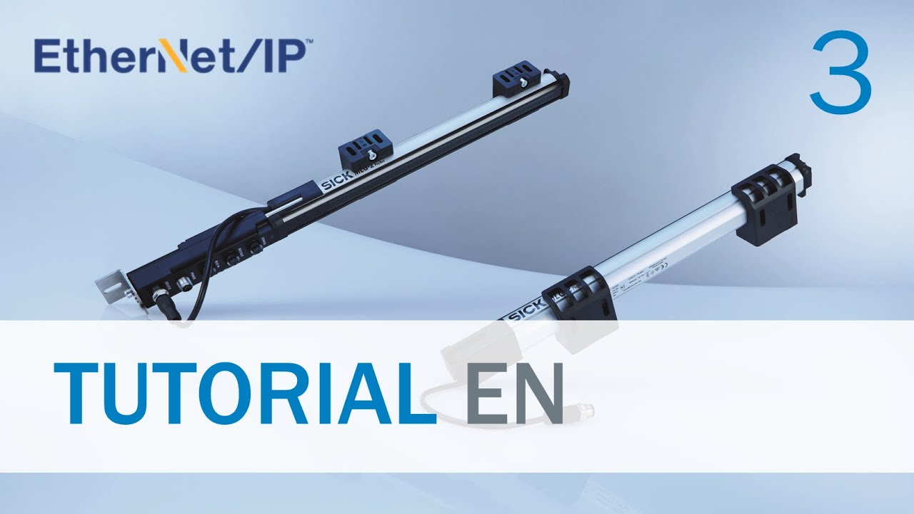 Tutorial MLG-2 ProNet (3/3): Integration of a MLG-2 for Ethernet/IP into a RS Studio PLC environment
