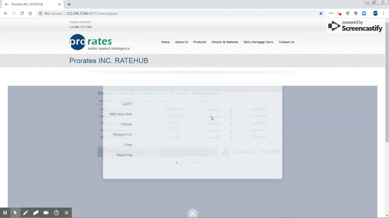 Prorates Ratehub Edit Tool