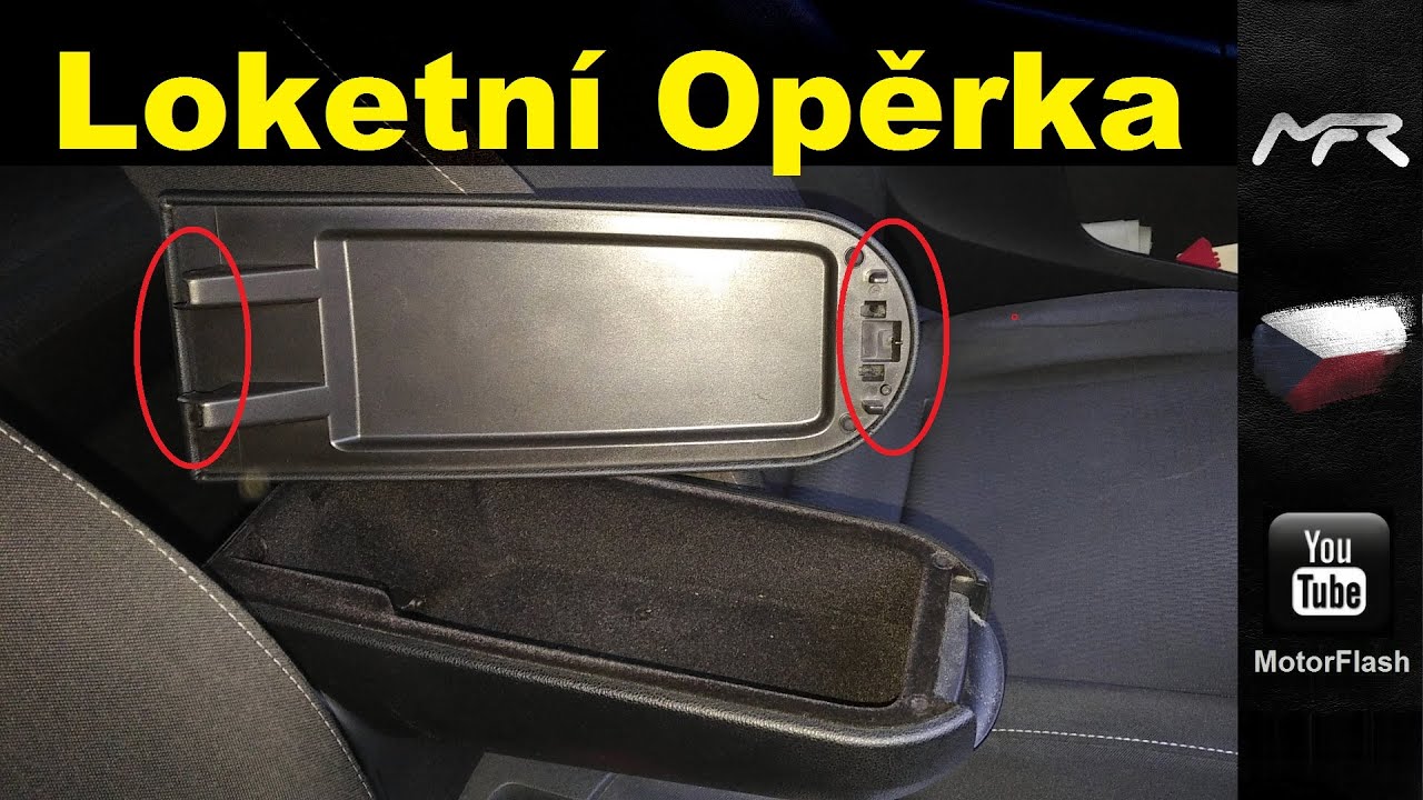 Oprava Loketní Opěrky / Repair of Armrest - Škoda Rapid , Roomster, Fabia II