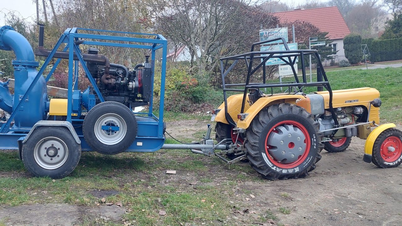 Ursus 6014, MF, Perkins, 4p, Agregat Pompowy Gorman-Rupp