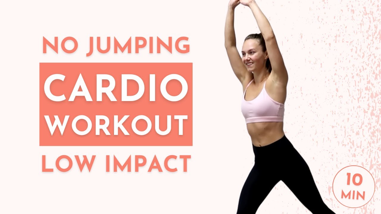 10 MINUTE NO JUMPING CARDIO WORKOUT | Low Impact Apartment Friendly Workout | FIT BY LYS