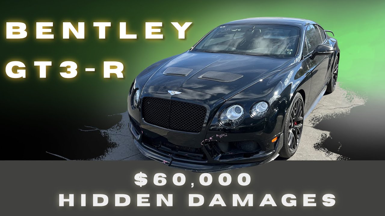 ПОСМОТРИТЕ, ЧТО Я НАШЕЛ В ЭТОМ ПОВРЕЖДЕННОМ В РЕЗУЛЬТАТЕ АВАРИИ BENTLEY GT3-R