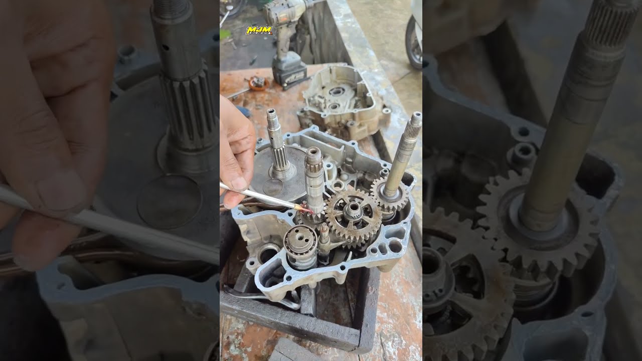 Cocok untuk pemula Teknik dan tips rakit mesin  jupiter mx 135 non kopling ‼️