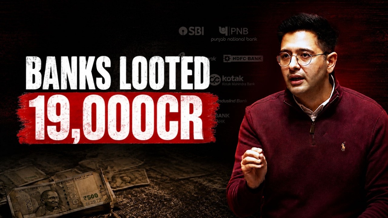 ₹19,000 Crore Collected as Bank Penalties? Raghav Chadha Speaks in Parliament