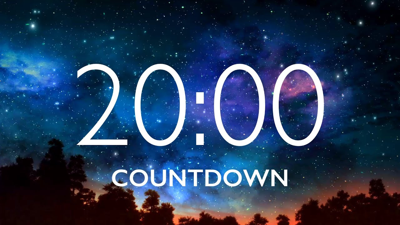 20 Minute Timer with Relaxing Music and Alarm 🎵⏰