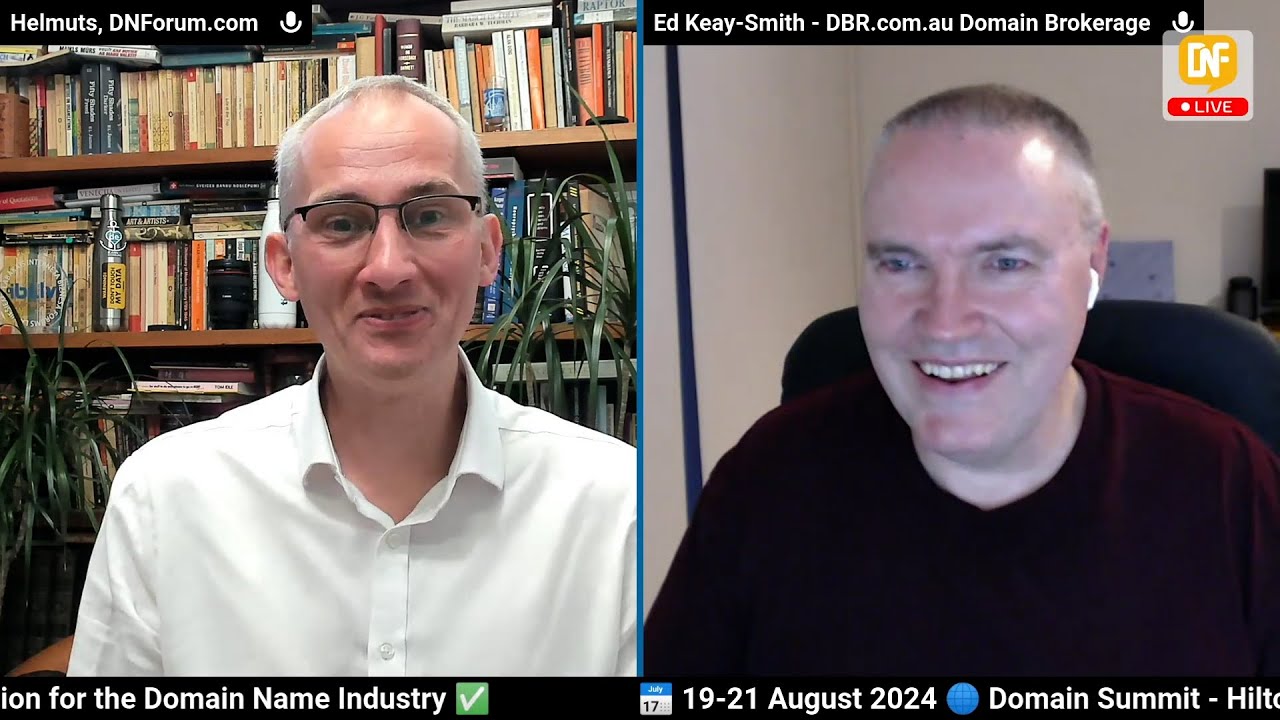 Domain Fireside Chat with Ed from DBR.com.au Domain Brokerage Australia