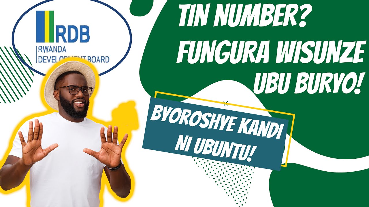 ✅ IREBERE: Uburyo bworoshye bwo gufungura TIN Number ku buntu