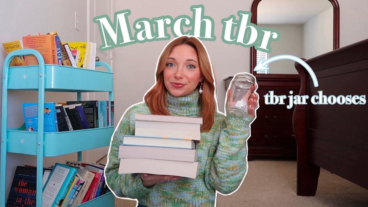 What I'm Reading in March 2025: TBR jar chooses my reads 🍀🫙🎂