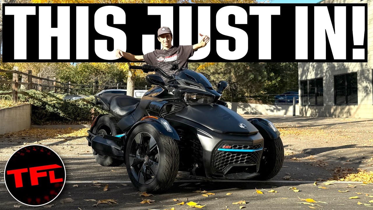 Только что: у нас на тесте Can-Am Spyder F3-S!