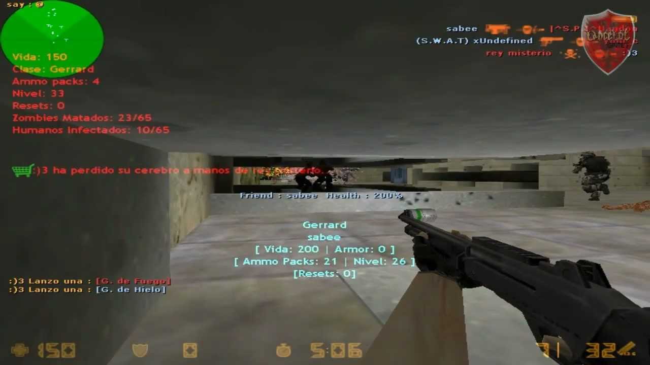 Counter Strike 1.6 : Zombie Levels - Map: zm_fox