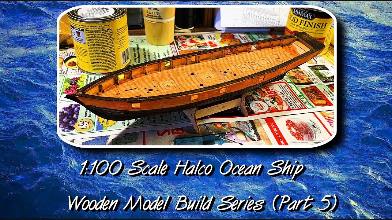 Wooden ship model build  1:100 Scale Part-5 (Finishing the Hull)