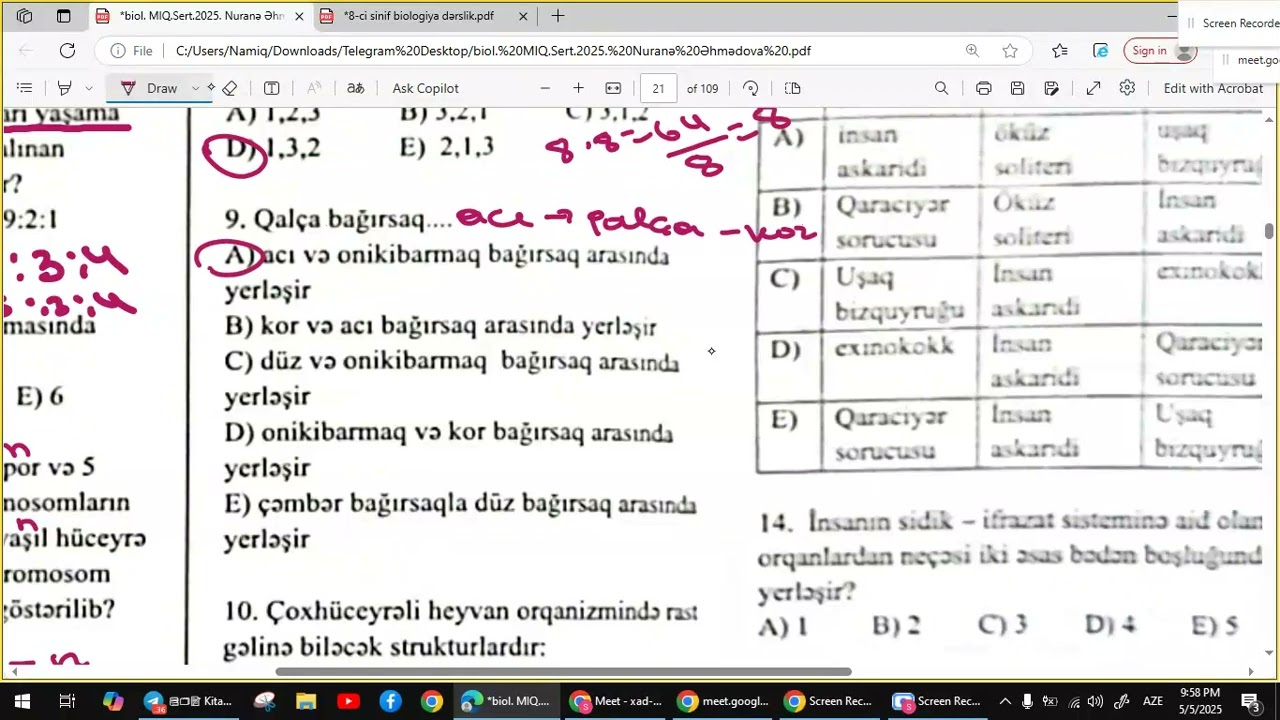 Biologiya Sınaq 7 (abc)
