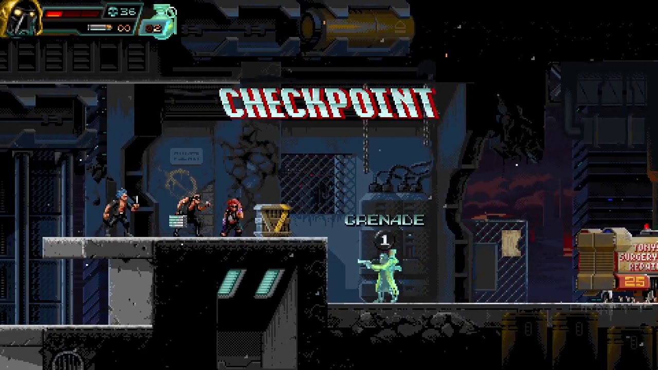Huntdown - Area 1-3 Bad Boy Bob - Badass Difficulty, All Objectives , No Miss