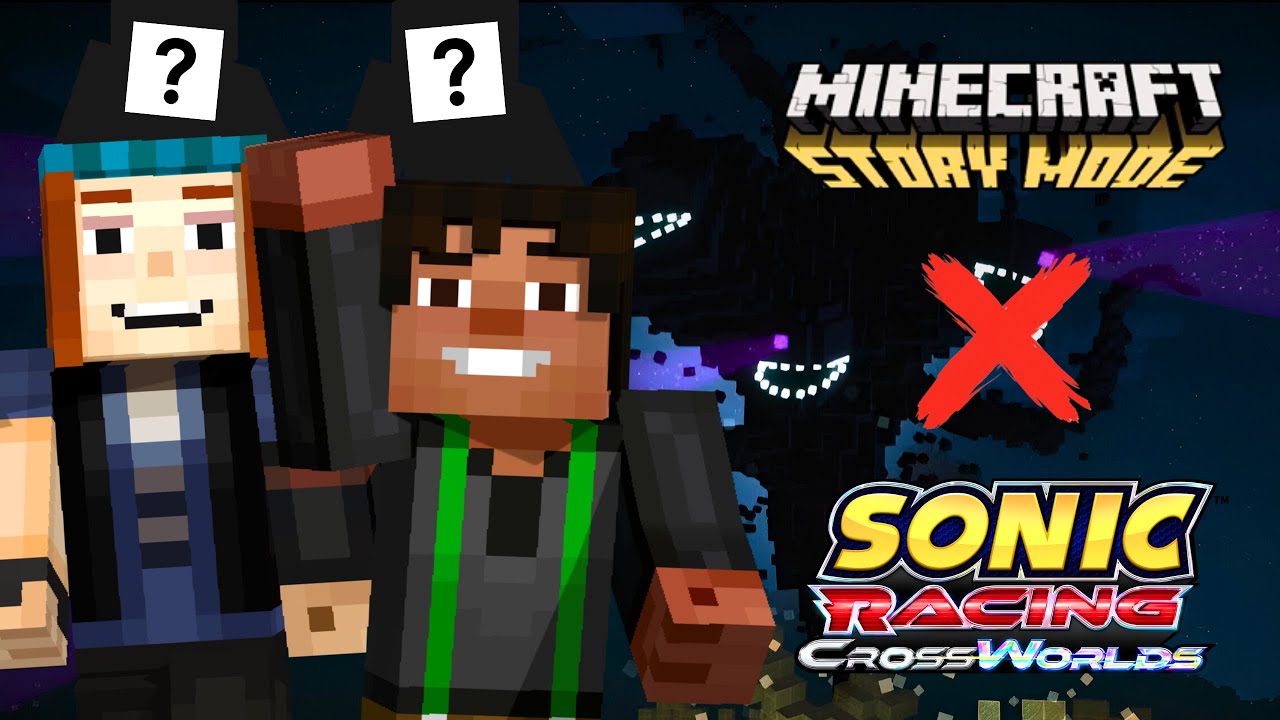 Mod Jesse and Petra | Minecraft: Story Mode!! in Sonic Racing Crossworlds!!