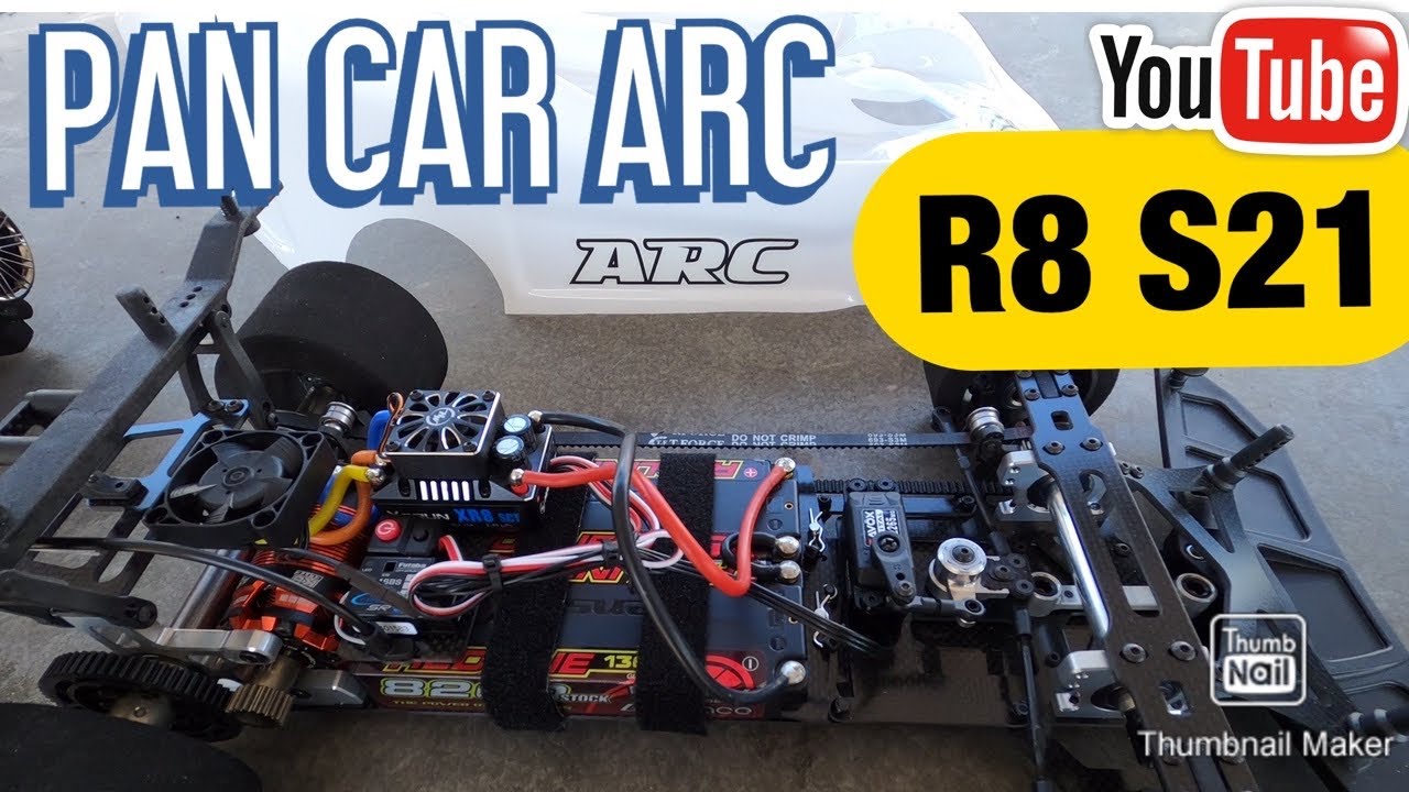 ✅ REVIEW ARC R8 S21 PAN CAR 1/8e  ARC  PISTE ⚡️