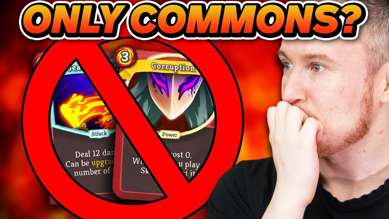 Can You Beat Spire With ONLY Commons?! | Ascension 20 Ironclad Run | Slay the Spire