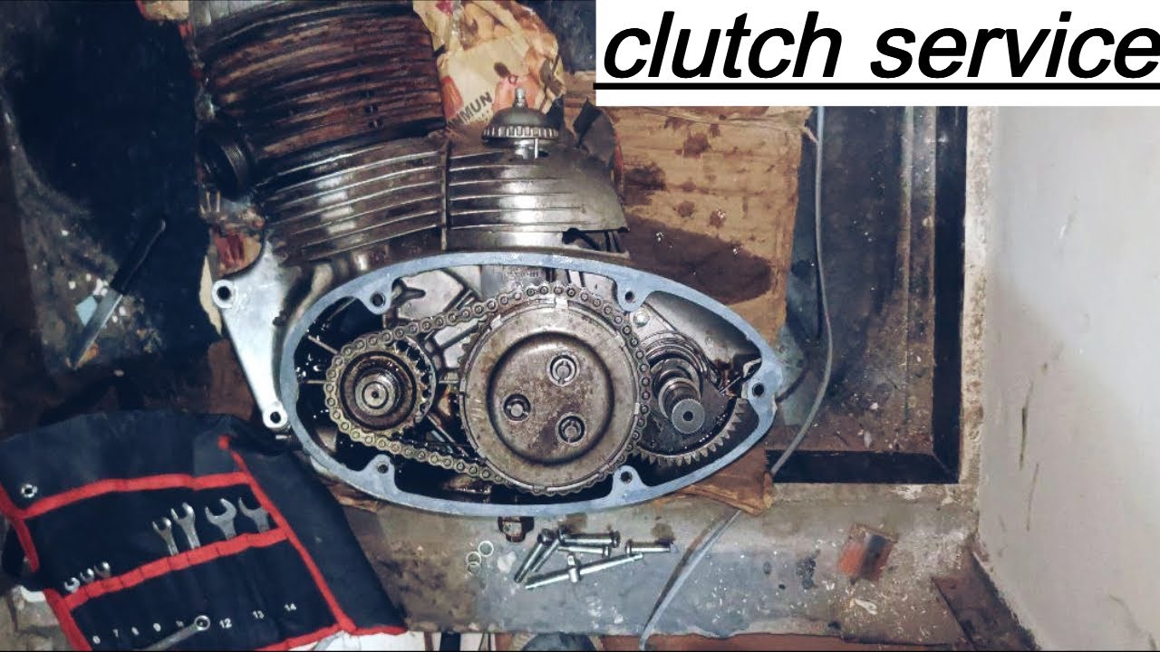 How to do clutch service of jawa 353 @2strokepistons #restorationproject