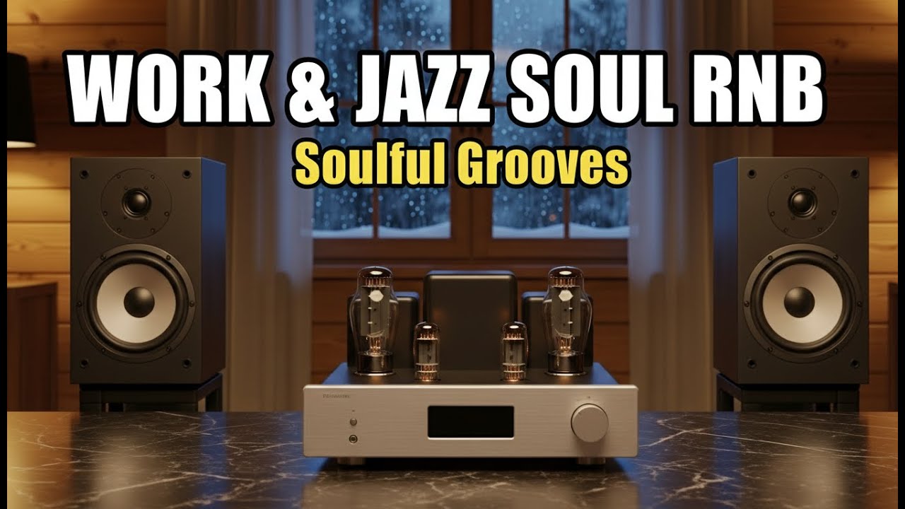 Smooth Jazz & Soulful R&B - Soft Rain & Chill Aesthetic Room Music for Deep Focus and Flow