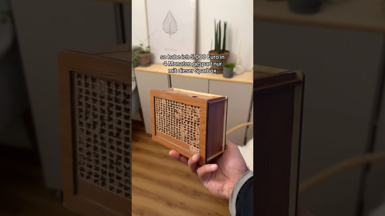 Geld sparen ist leicht wie 5.000&euro; mit dieser Sparbox