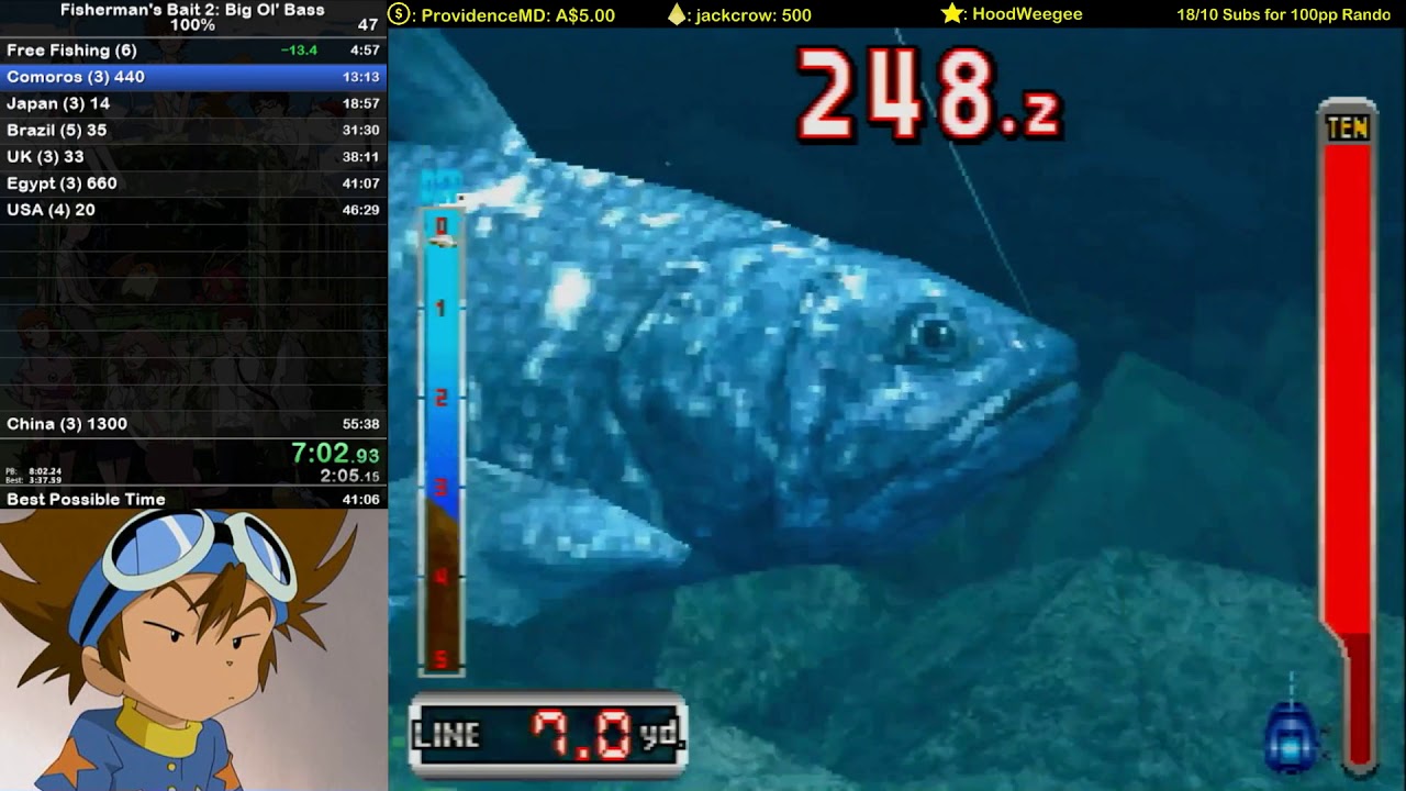 Fisherman's Bait 2: Big Ol' Bass - All Fish Speedrun in 49:17 (Current World Record)