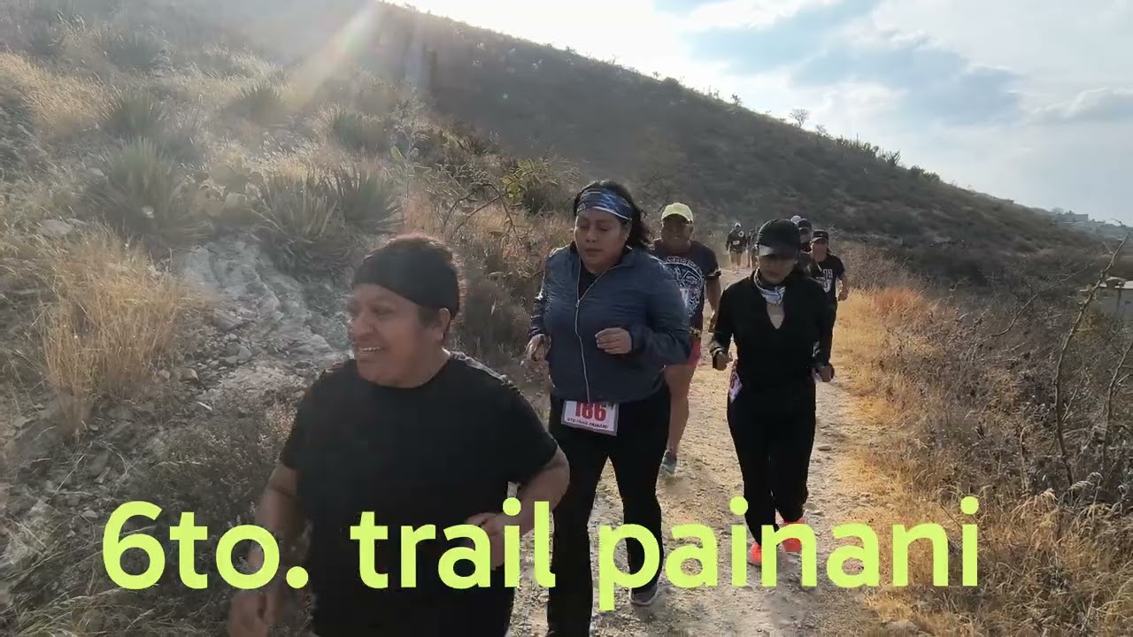 6to. Trail Painani Tehuacán 2026. Chalito bautista ganador absoluto. Corr. Aztecas Teh.