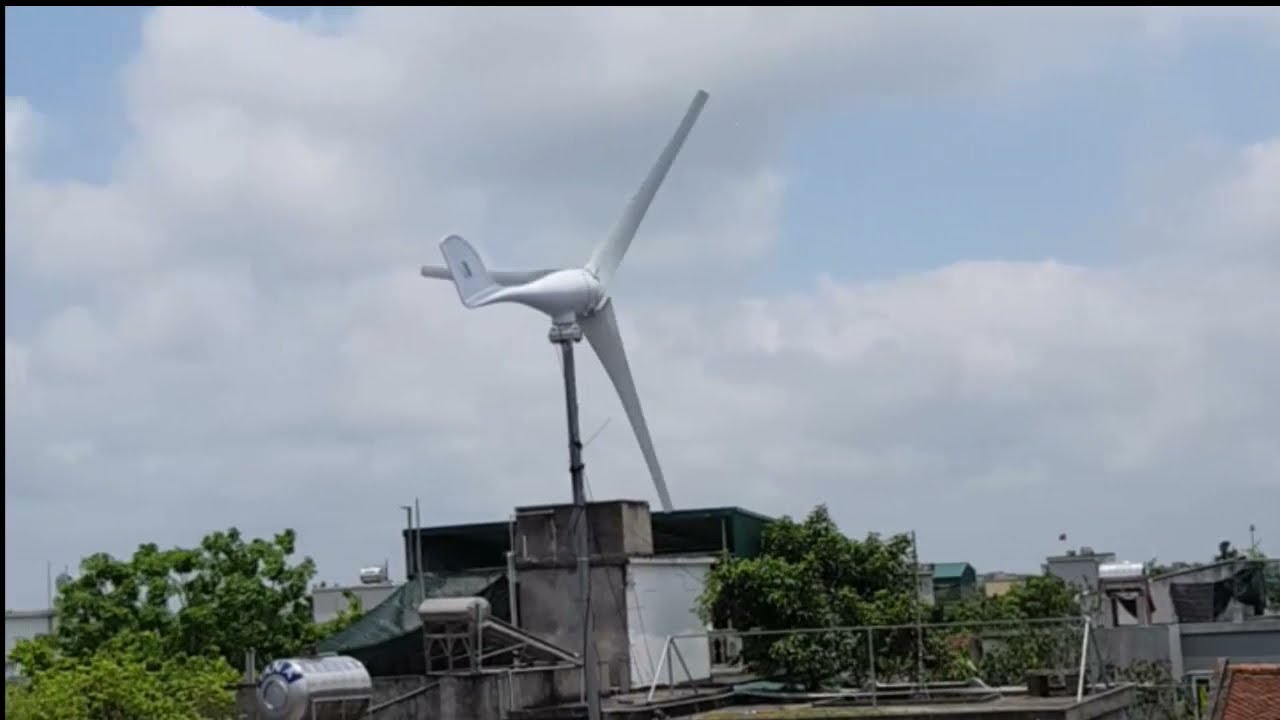Test cận cảnh tuabin điện gió siêu mạnh đã nâng cấp chế điện gió
