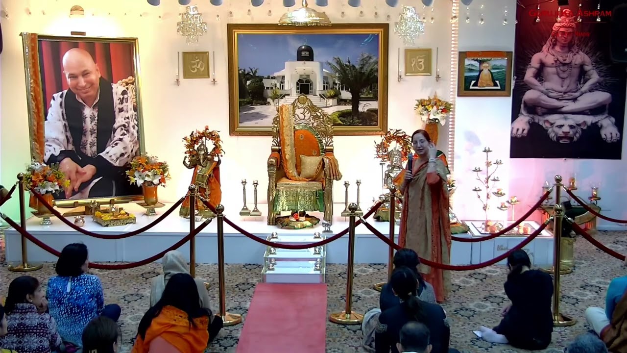Satsang By Neelam Aunty - Guruji Ka Ashram - New Jersey - USA - Somerset Temple