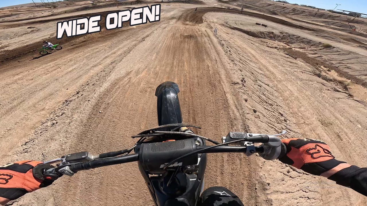 Ripping a CRISP Ktm 125 Sx Around Arizona Cycle Park! *4K Gopro Footage*