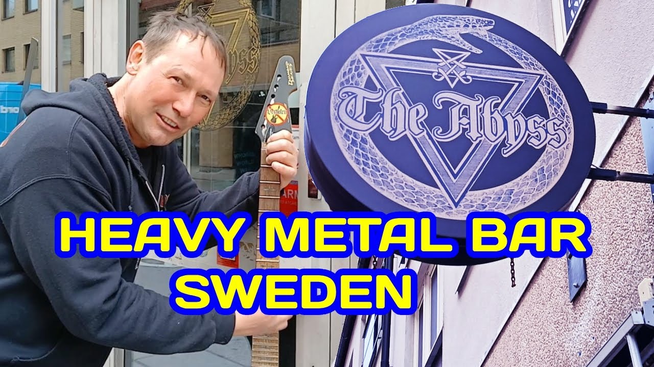 The Abyss Famous Heavy Metal Bar and Concert Venue in Gothenburg Sweden
