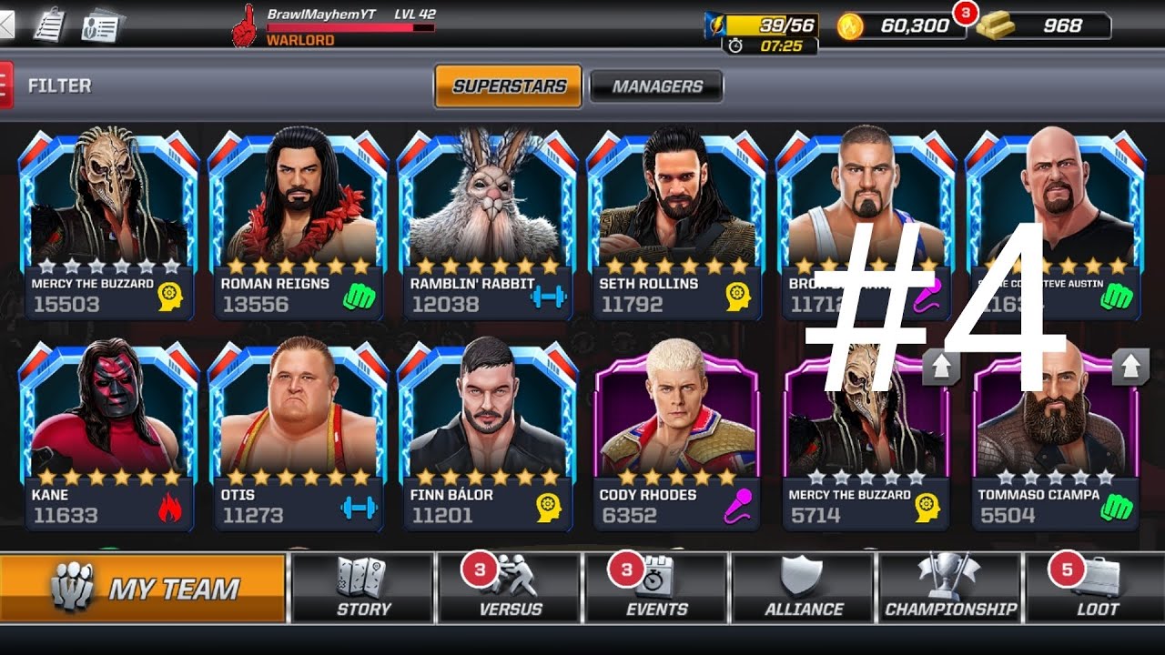 WWE MAYHEM - MY ROSTER #4 - SUMMERSLAM 2025 EDITION