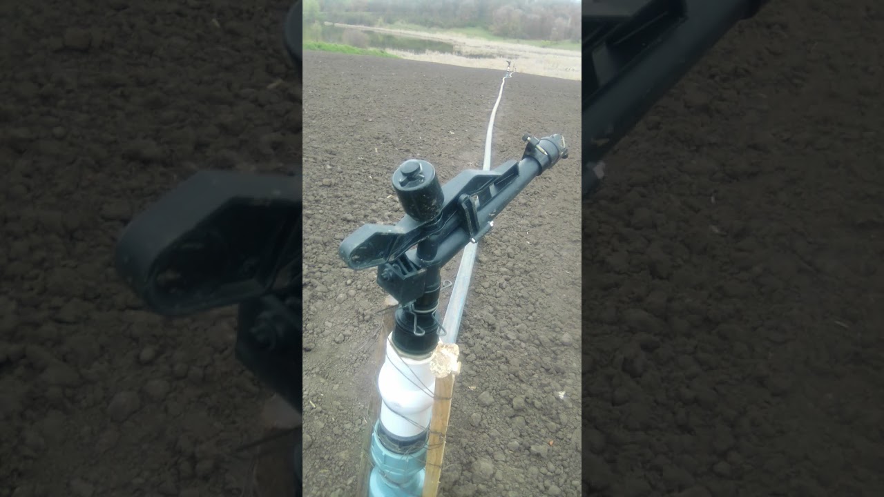 Поливная магистраль для огорода,. Фригаты готовы для полива...