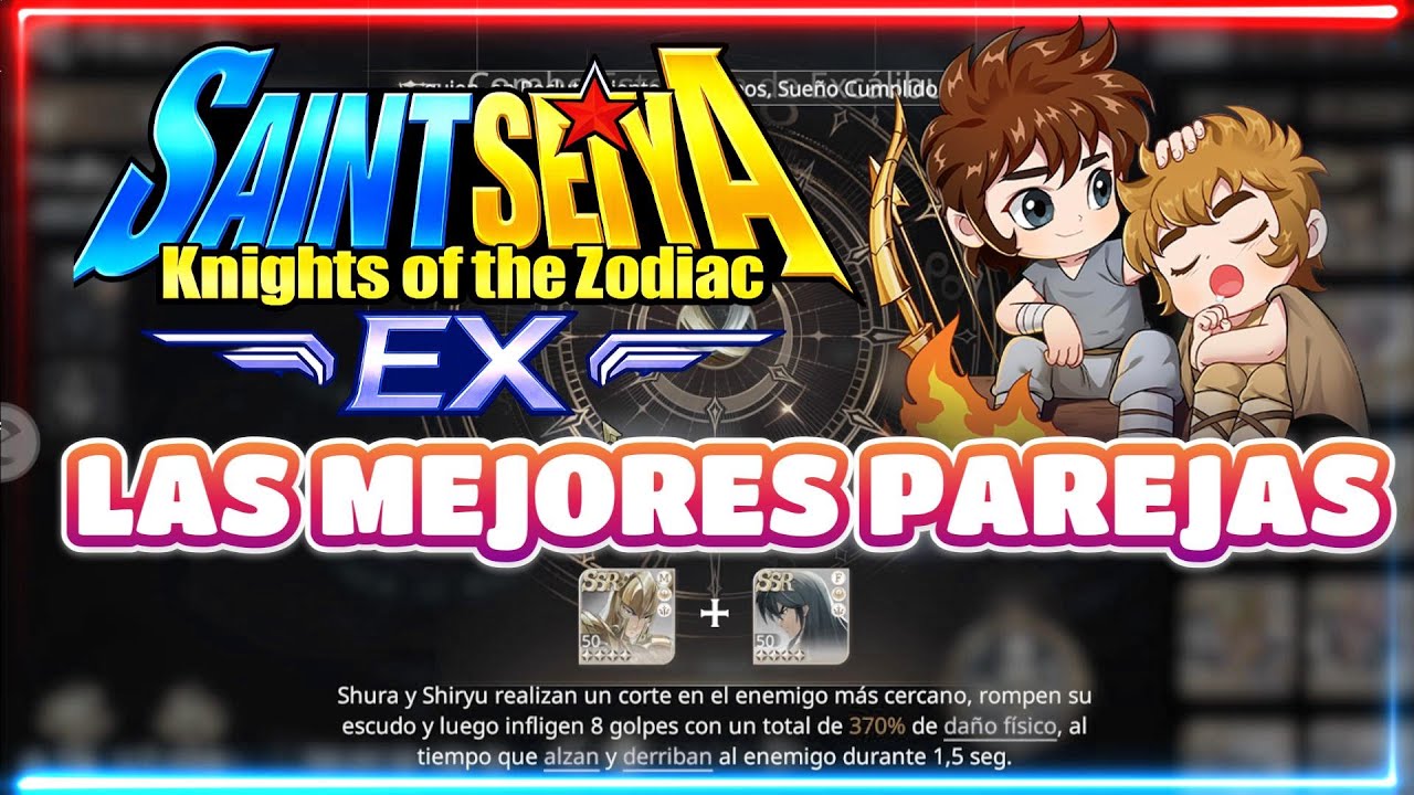 🔥 LAS MEJORES PAREJAS DE CABALLEROS! EXPLOTA TU COMPO 🔥 SAINT SEIYA EX – #saintseiya #saintseiyaEX