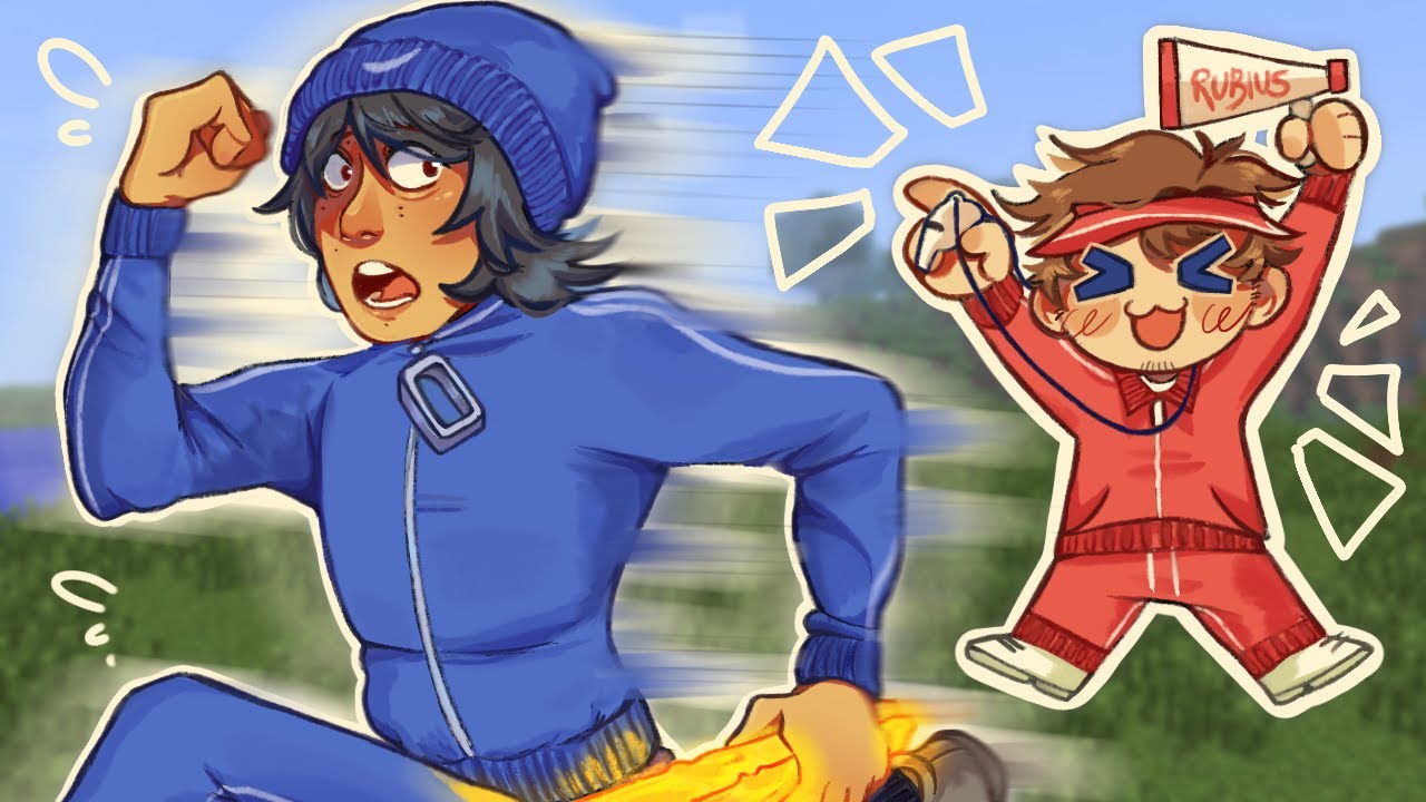 RUBIUS ENSEÑA QUACKITY A SPEEDRUNNEAR MINECRAFT