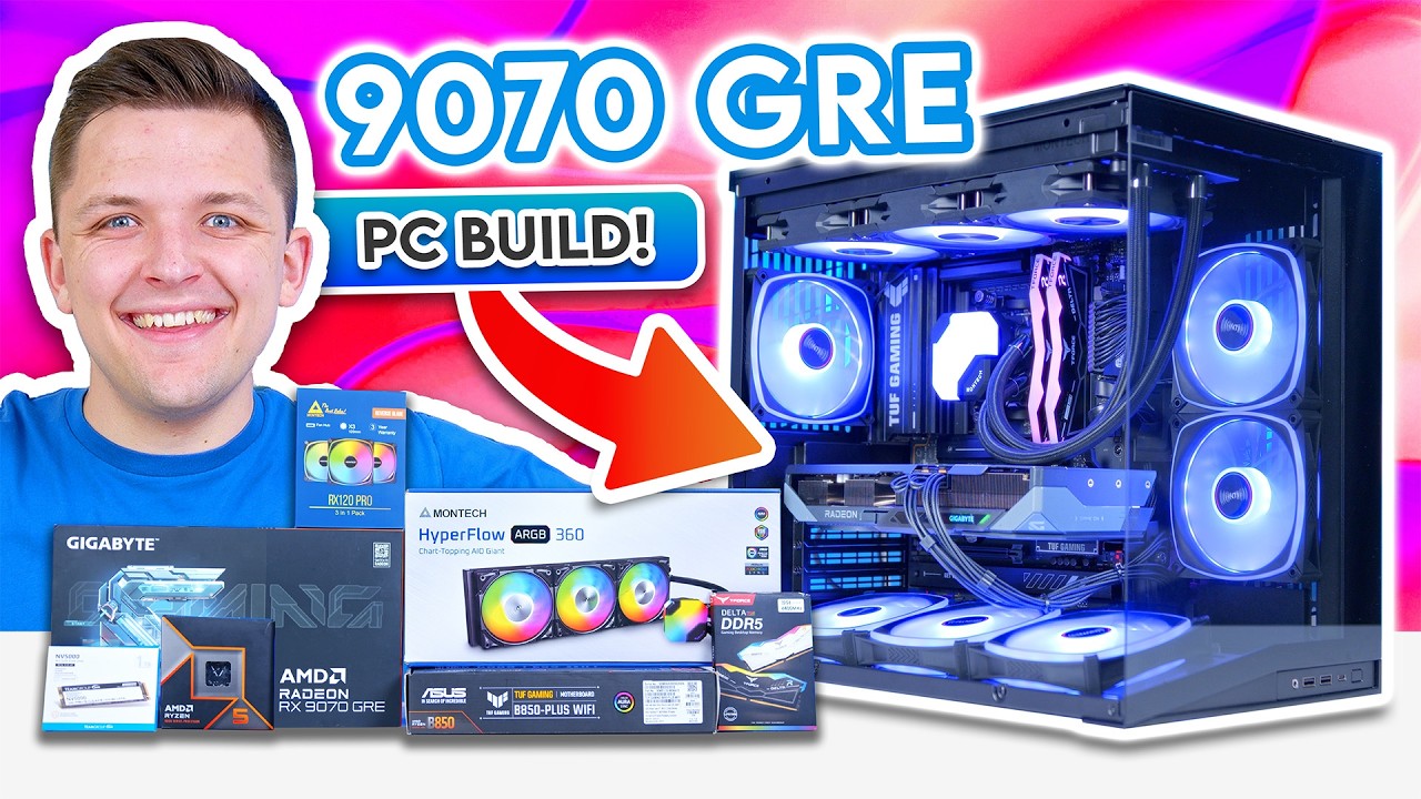 Собираю игровой ПК на RX 9070 GRE! 👀 [Стоит ли покупать новейшую видеокарту AMD?]