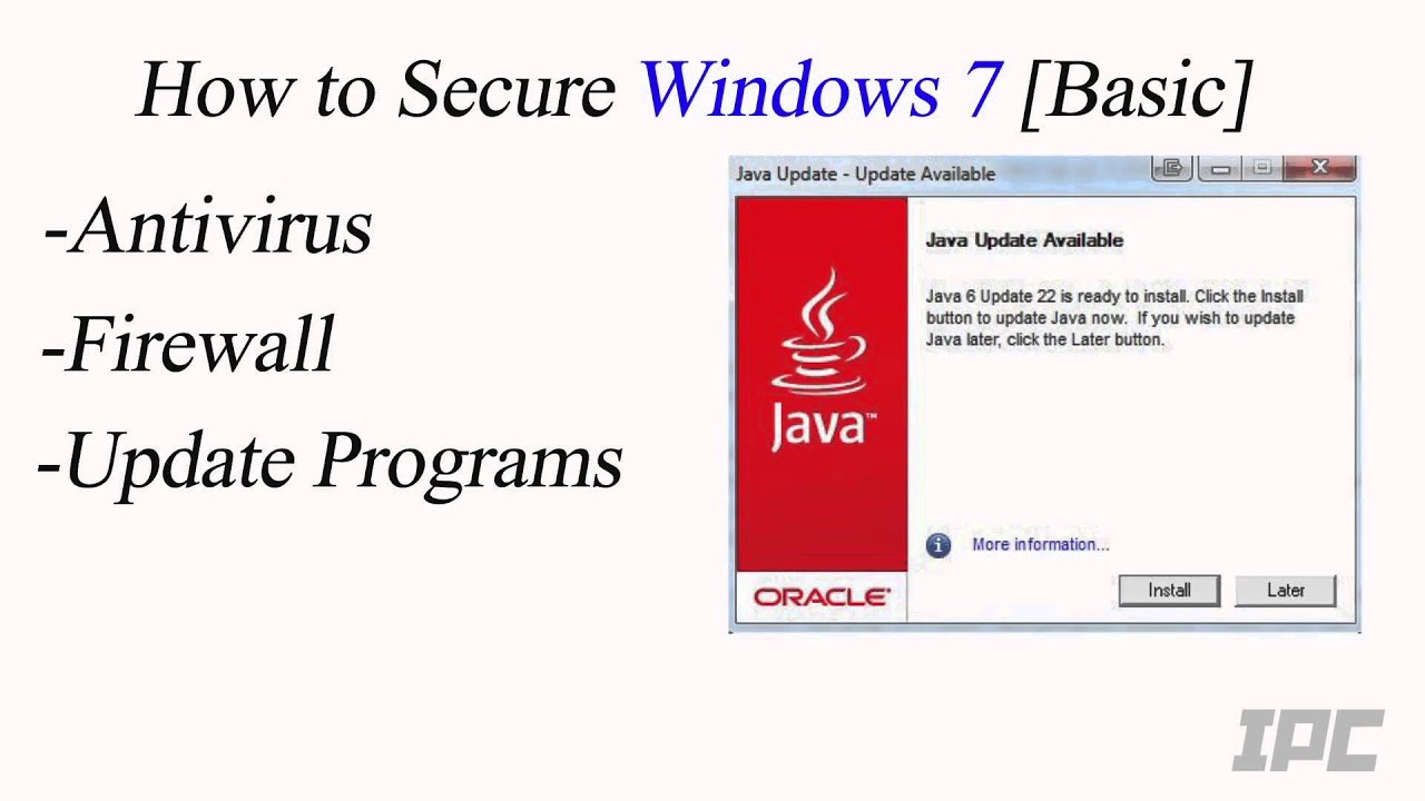 Windows: How to Secure Windows 7 (Basics)