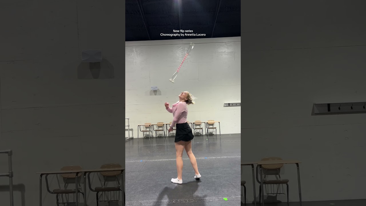 Baton twirling flip series #batontwirling #majorette #baton #twirling