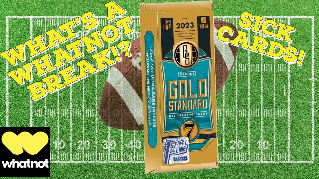 We HIT 👊 5 SP cards in a single break! 2023 NFL Gold Standard Whatnot case break buy-in